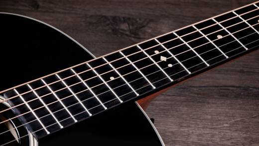 Gold Label 714e Blacktop Indian Rosewood Acoustic-Electric Guitar with Case