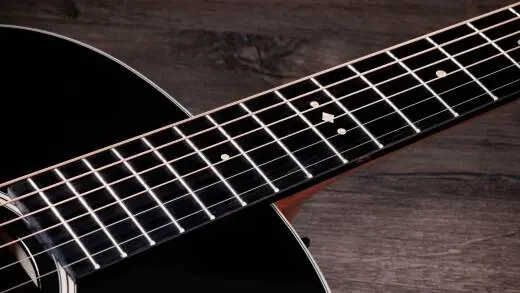 Gold Label 714e Blacktop Indian Rosewood Acoustic-Electric Guitar with Case