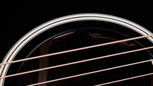 Gold Label 714e Blacktop Indian Rosewood Acoustic-Electric Guitar with Case