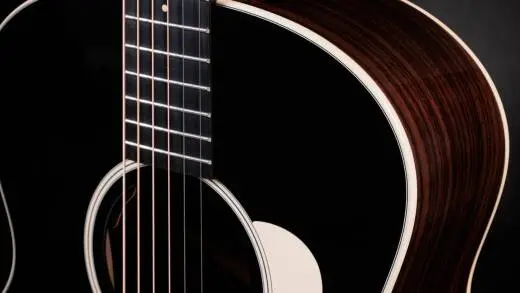 Gold Label 714e Blacktop Indian Rosewood Acoustic-Electric Guitar with Case