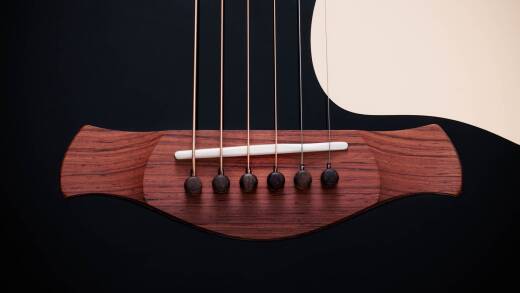 Gold Label 714e Blacktop Indian Rosewood Acoustic-Electric Guitar with Case