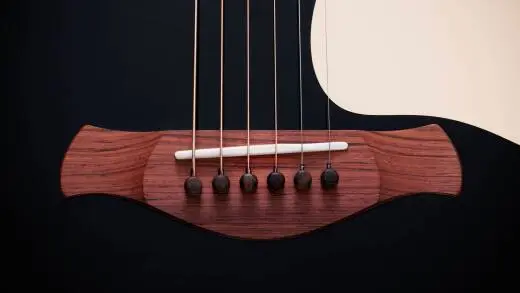 Gold Label 714e Blacktop Indian Rosewood Acoustic-Electric Guitar with Case