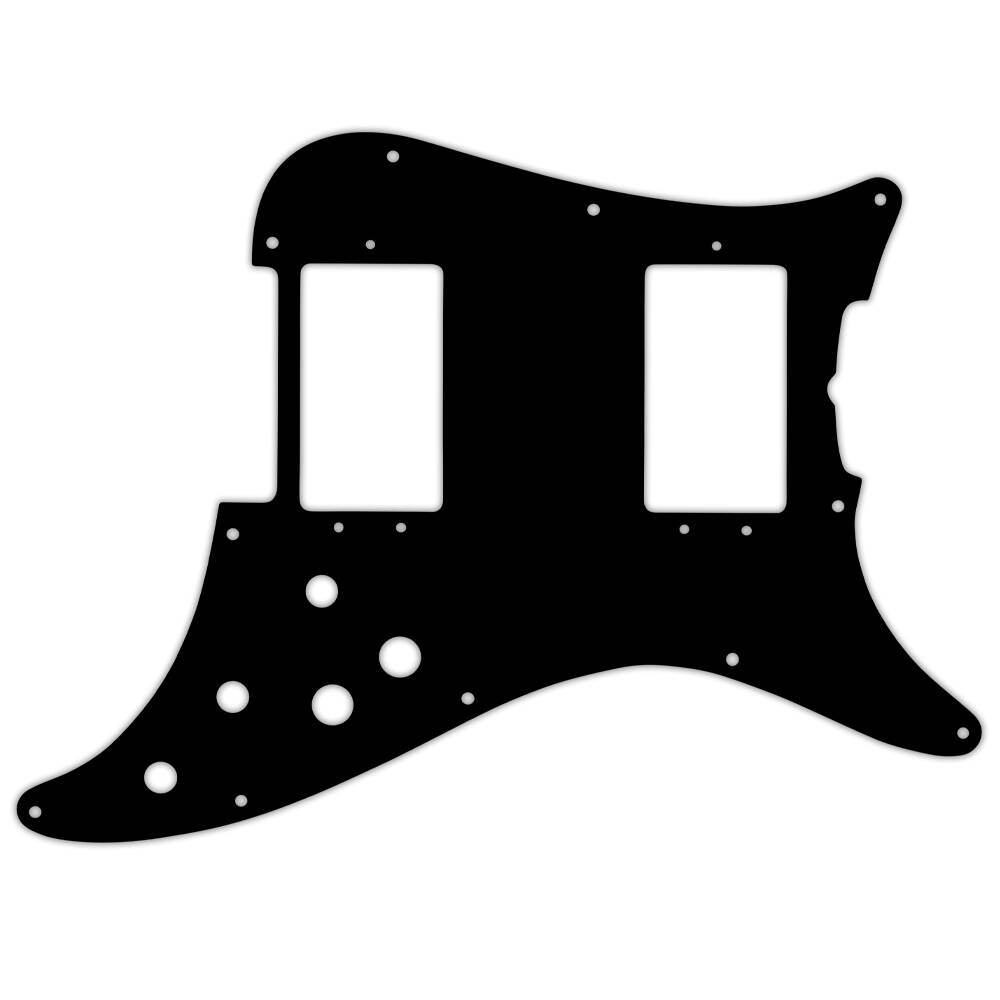 Custom Pickguard for Fender 1979-1982 Lead III - Black/White/Black