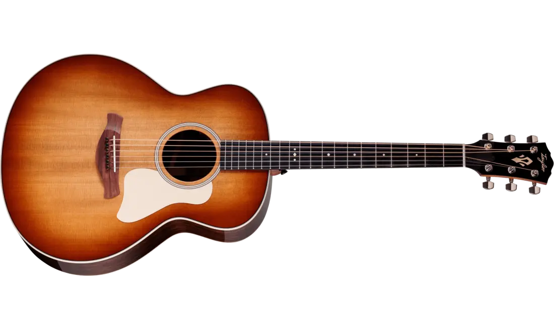 Gold Label 714e Indian Rosewood Acoustic-Electric Guitar with Case - Sunburst with Cream Pickguard