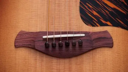 Gold Label 714e Indian Rosewood Acoustic-Electric Guitar with Case - Sunburst with Firestripe Pickguard