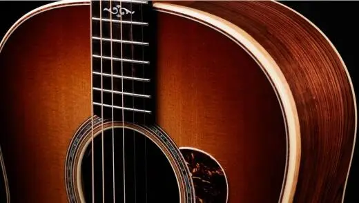 Gold Label 817e SB Honduran Rosewood Acoustic-Electric Guitar with Case - Sunburst