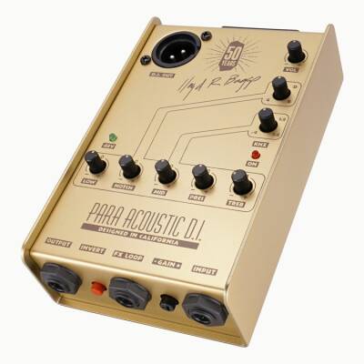 L.R Baggs Limited Edition Para DI Acoustic Guitar Preamp And DI - Gold