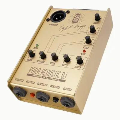 Limited Edition Para DI Acoustic Guitar Preamp and DI - Gold