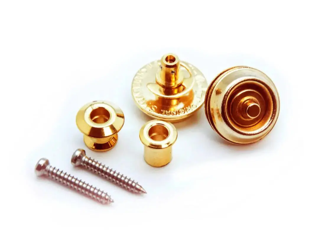 Dunlop Strap Locks - Gold
