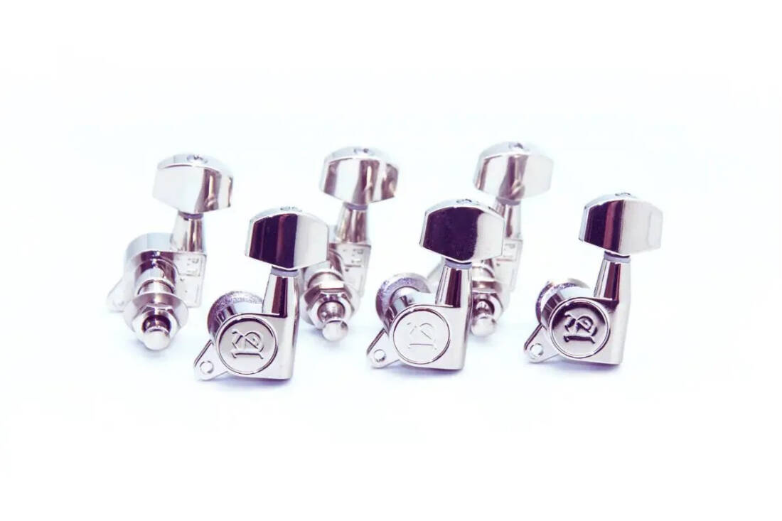 Nickel-Plated Acoustic Guitar Tuners