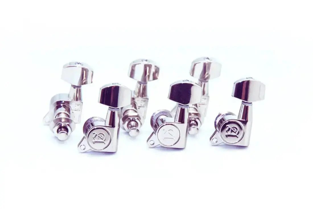 Nickel-Plated Acoustic Guitar Tuners