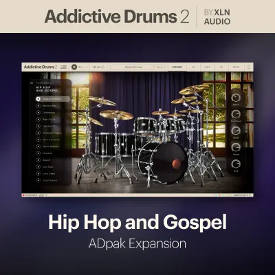 XLN Audio - Hip Hop and Gospel ADpak for Addictive Drums 2 - Download