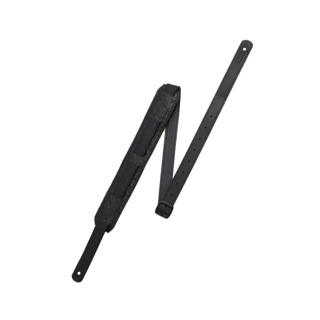 2\'\' Reiner Saddle-Style Guitar Strap - Black