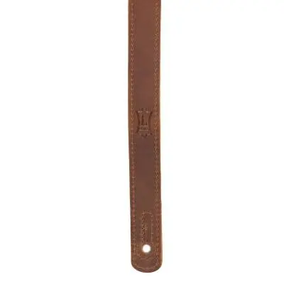 2\'\' Reiner Saddle-Style Guitar Strap - Brown