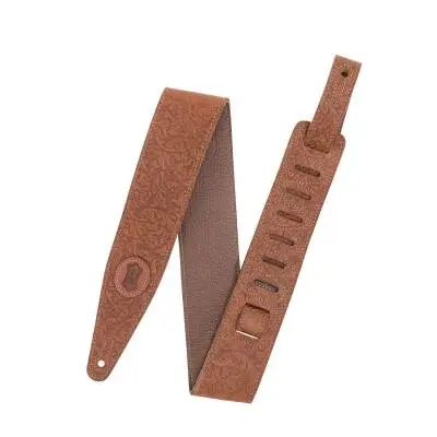 Levys - 2.5 Florentine Deluxe Series Guitar Strap - Brown