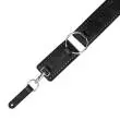 3\'\' Baldric Leather Guitar Strap - Black