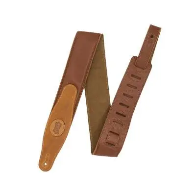 Levys - 2.5 Cirro Series Leather Guitar Strap - Tan/Sand