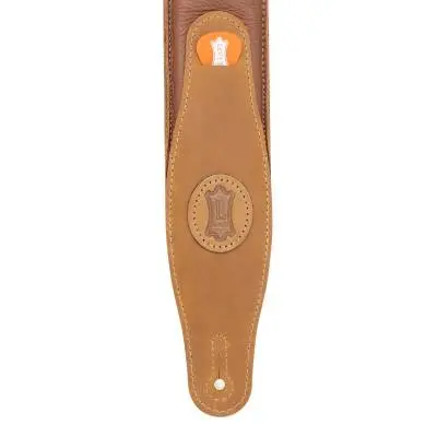 2.5\'\' Cirro Series Leather Guitar Strap - Tan/Sand