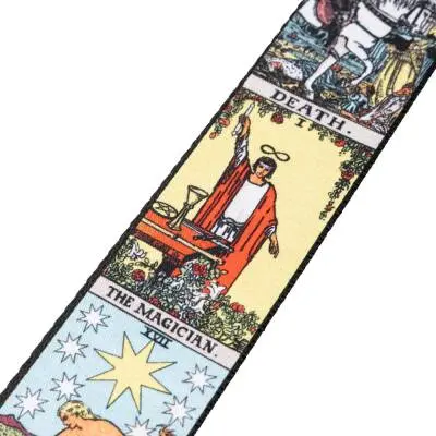 2\'\' Clairvoyant Series Poly Guitar Strap - Tarot Cards