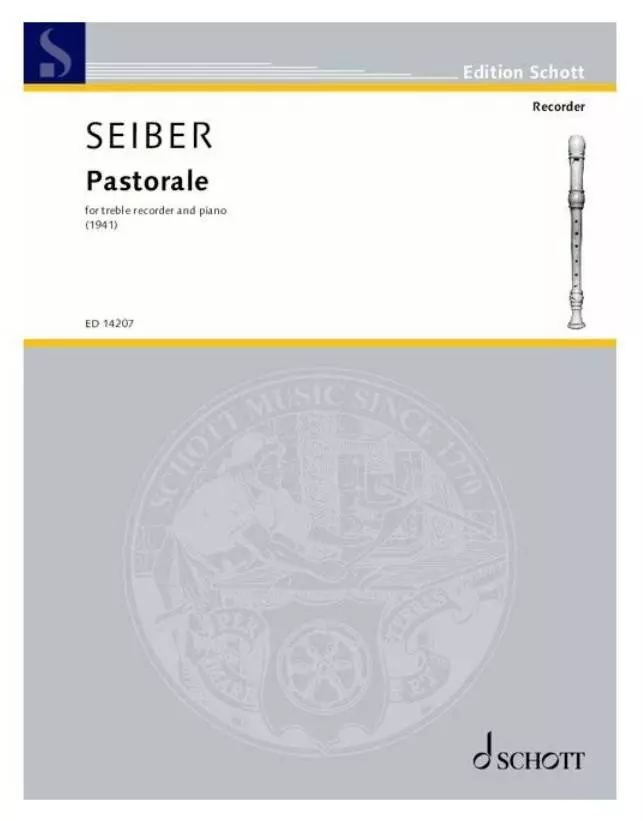 Pastorale - Seiber/Turner - Alto Recorder/Piano - Sheet