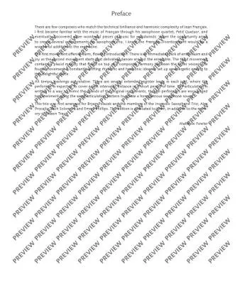 Divertissement - Francaix/Fowler - Saxophone Trio (SAB)