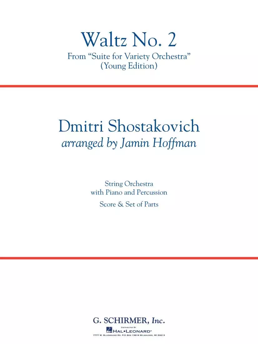 Waltz No. 2 (from Suite for Variety) - Shostakovich/Hoffman - String Orchestra - Gr. 3.5