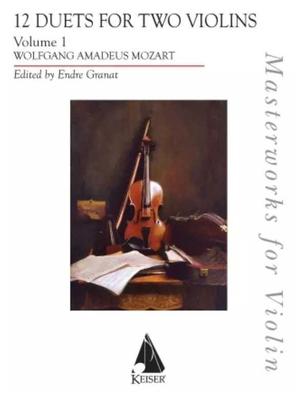 12 Duets for Two Violins, Volume 1 - Mozart/Granat - Violin Duet