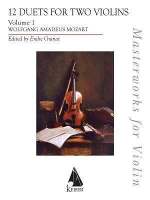 12 Duets for Two Violins, Volume 1 - Mozart/Granat - Violin Duet