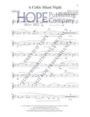 Celtic Silent Night - Gruber/Tierney - Choral Octavo - 2-Pt Mixed