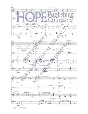 Celtic Silent Night - Gruber/Tierney - Choral Octavo - 2-Pt Mixed
