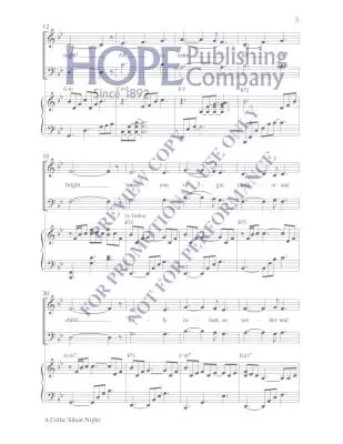 Celtic Silent Night - Gruber/Tierney - Choral Octavo - 2-Pt Mixed