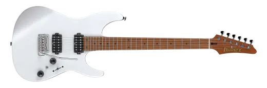 Ibanez - AZ Prestige 6-String Electric Guitar with Hardshell Case - Pearl White Flat