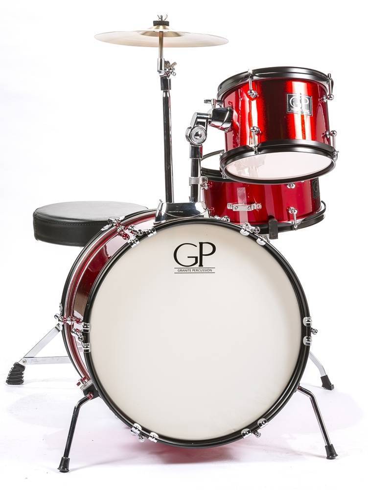 Granite Percussion Junior 3Piece Drum Kit (16,10,SD) With Cymbals And