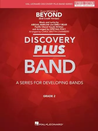 Beyond (End Title Version) from Moana 2 - Barlow/Foa\'i/Bear - Concert Band - Gr. 2