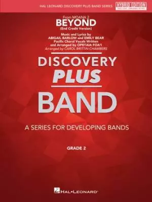 Hal Leonard - Beyond (End Title Version) from Moana 2 - Barlow/Foai/Bear - Concert Band - Gr. 2