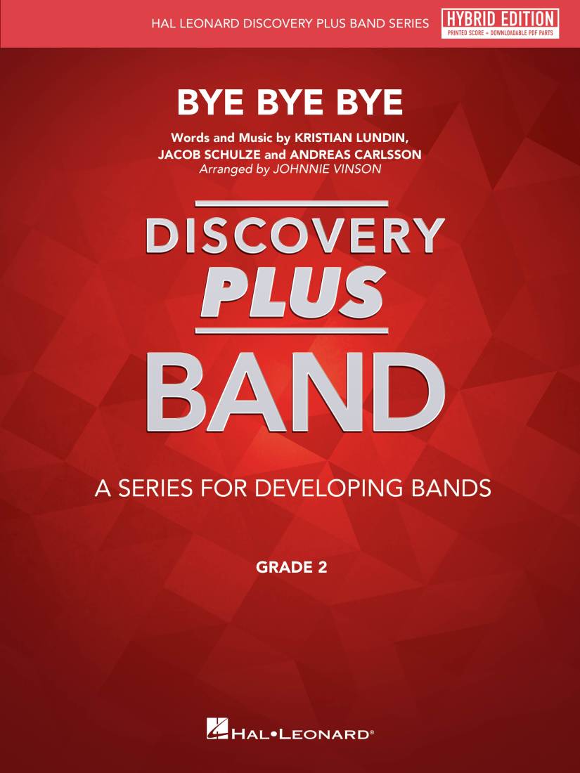 Bye Bye Bye - *NSYNC/Vinson - Concert Band - Gr. 2