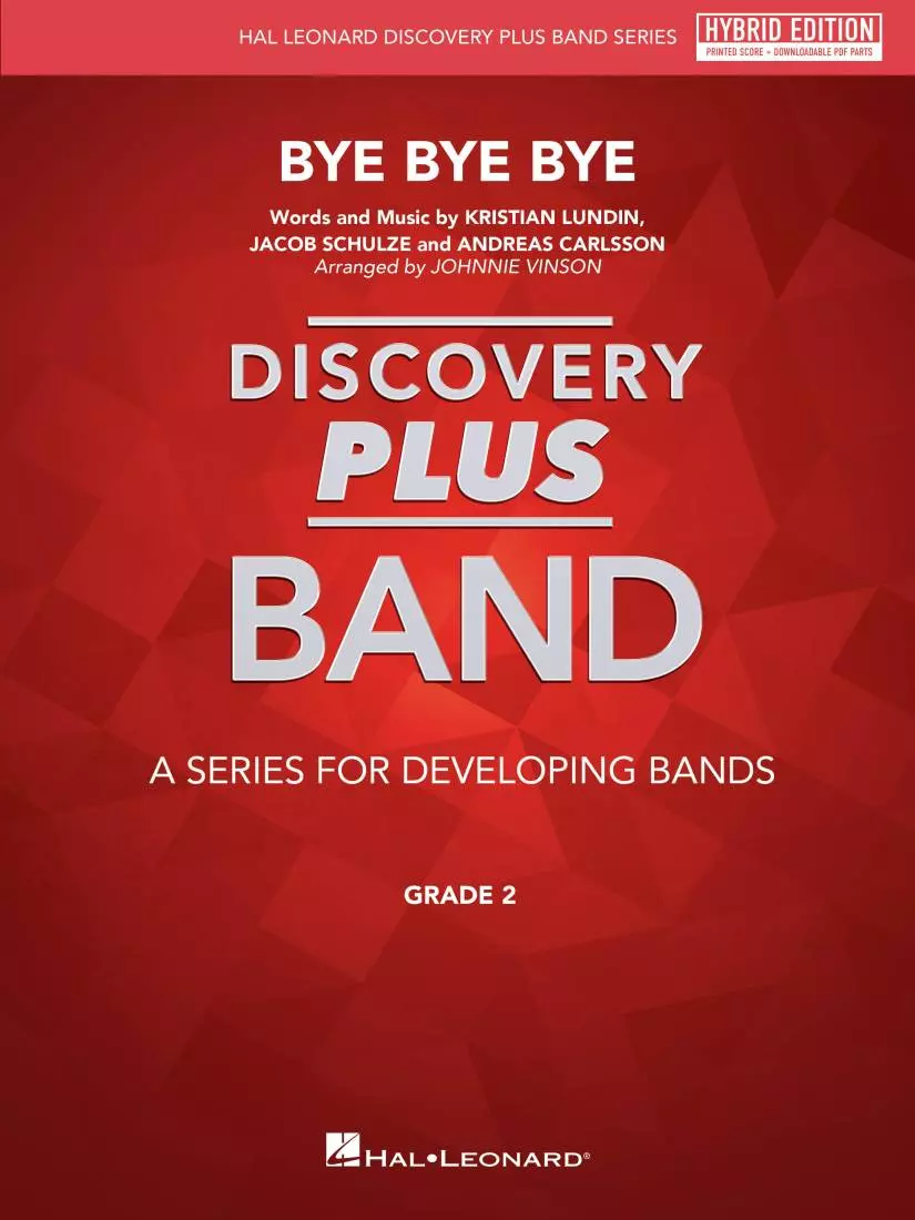 Bye Bye Bye - *NSYNC/Vinson - Concert Band - Gr. 2