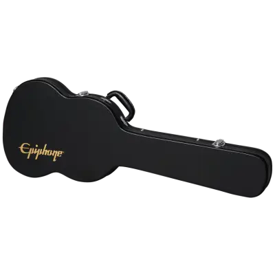 Fatoumata Diawara SG Electric Guitar with Hardshell Case - Ember Red with Malian Graphic