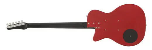 56 Baritone Single Cutaway Electric Guitar - Red Metal Flake