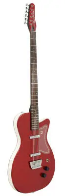 56 Baritone Single Cutaway Electric Guitar - Red Metal Flake