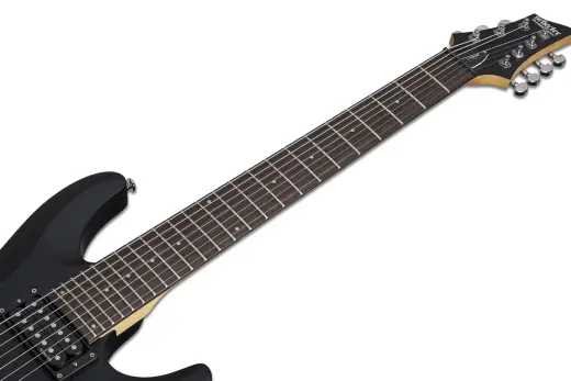 C-7 Deluxe Electric Guitar - Satin Black (Left Handed)