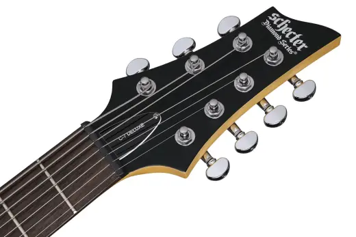 C-7 Deluxe Electric Guitar - Satin Black (Left Handed)