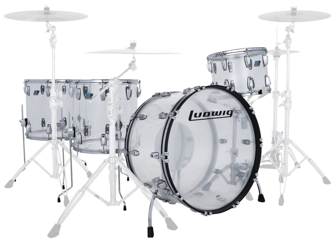 Vistalite Zep 4-Piece Shell Pack (26,14,16,18) - Clear