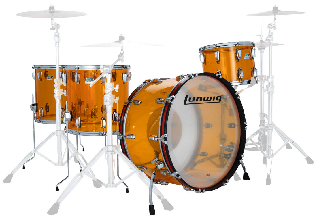 Vistalite Zep 4-Piece Shell Pack (26,14,16,18) - Amber