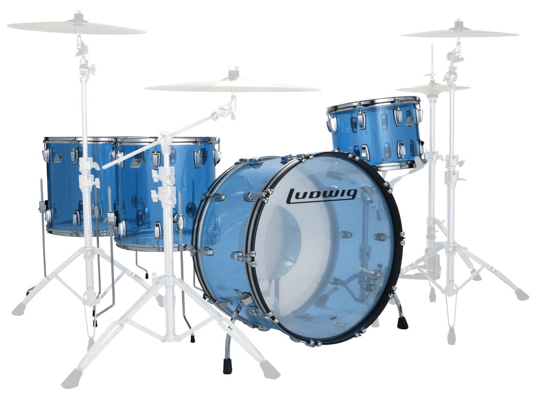 Vistalite Zep 4-Piece Shell Pack (26,14,16,18) - Blue