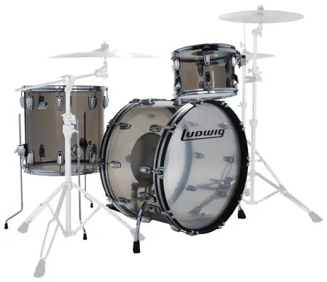 Ludwig Drums - Vistalite Pro Beat 3-Piece Shell Pack (24,13,16) - Bronze