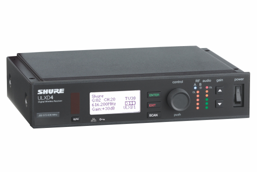 Shure - Single ULX-D Single Channel Wireless Receiver (G50 Band)