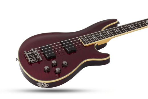 Schecter Omen Extreme-4 Electric Bass - Black Cherry