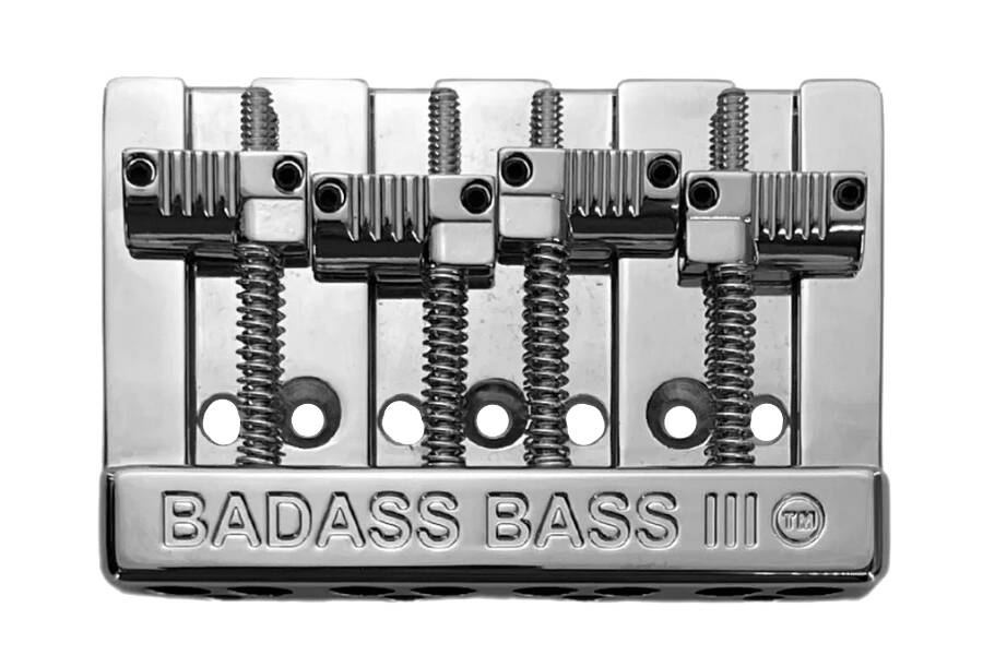 Leo Quan Badass III 4-String Bass Bridge - Chrome