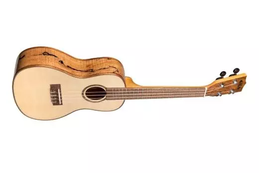 Solid Spruce w/ Flame Maple Concert Ukulele